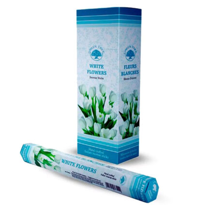 Green Tree White Flowers Natural Incense
