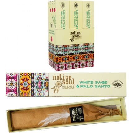 Green Tree Native Soul Palo Santo & Weißer Salbei Natürliche Premium-Räucherstäbchen