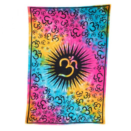 OM Mandala Muster Bettüberwurf