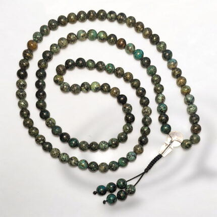 Turquoise 108-bead Buddhist gemstone mala